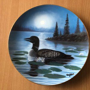 Terry Mclean - Wilderness Call Ontario's Common Loon ltd 12500 collector's plate